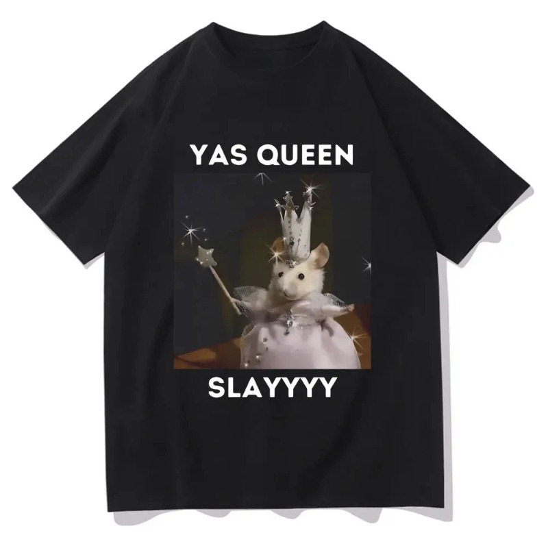 Queen Street Fashion - Trieste Hamster T-shirt Grappige Yas Queen
