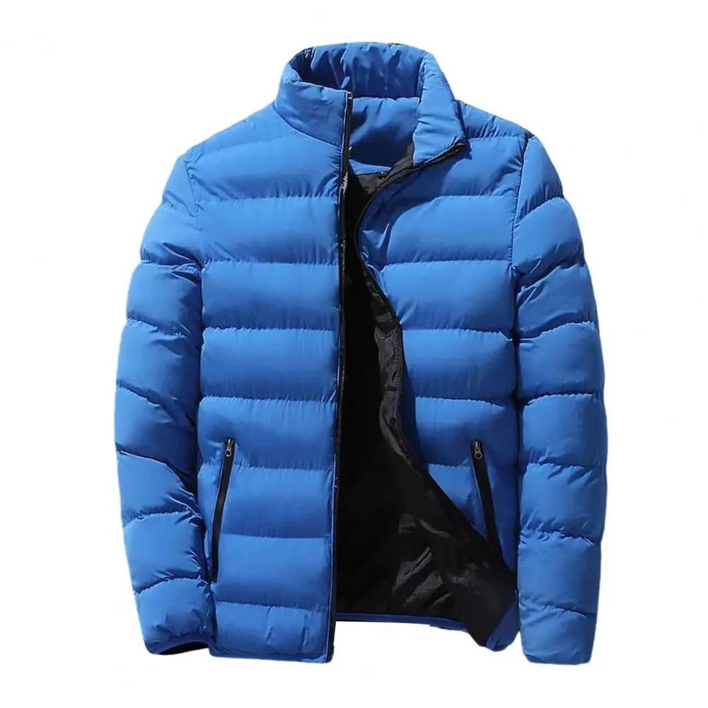 Queen Street Fashion - Herenjas met opstaande kraag, winterrits, dikke