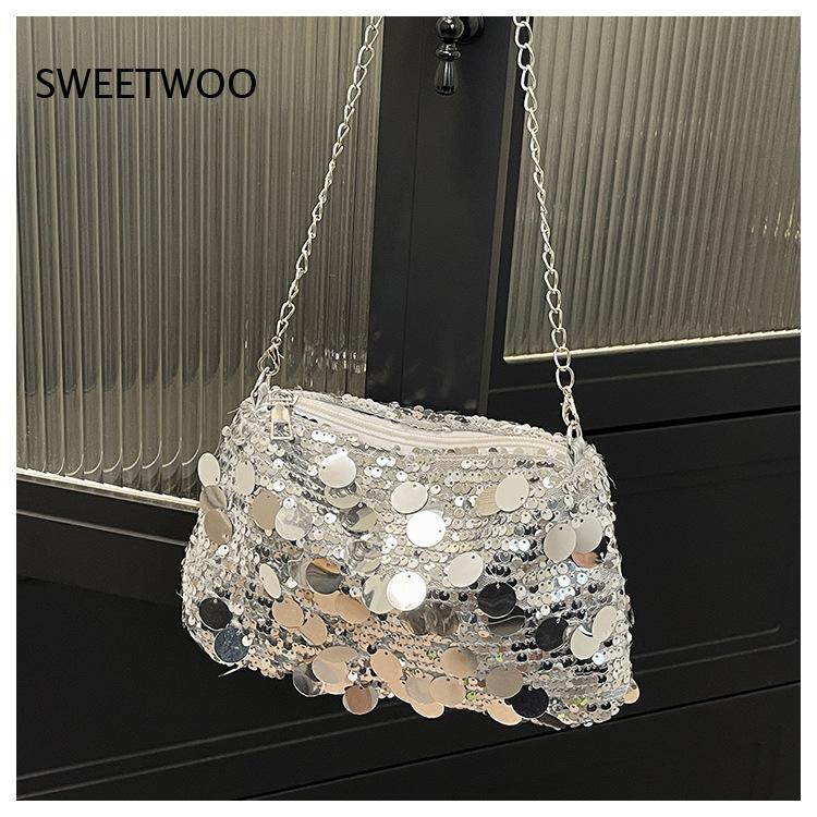 Fashion Street Night - 2026 Grote Pailletten Glitter Mini Crossbody