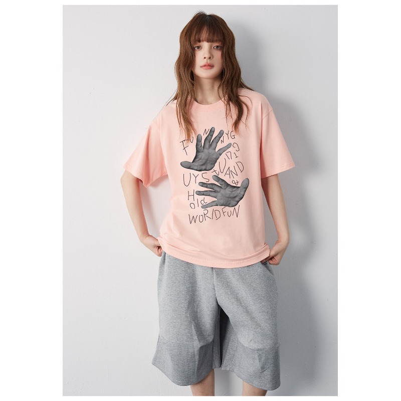 Street Fashion For Short Guys - FUNNY GUY Amerikaans retro T-shirt dames
