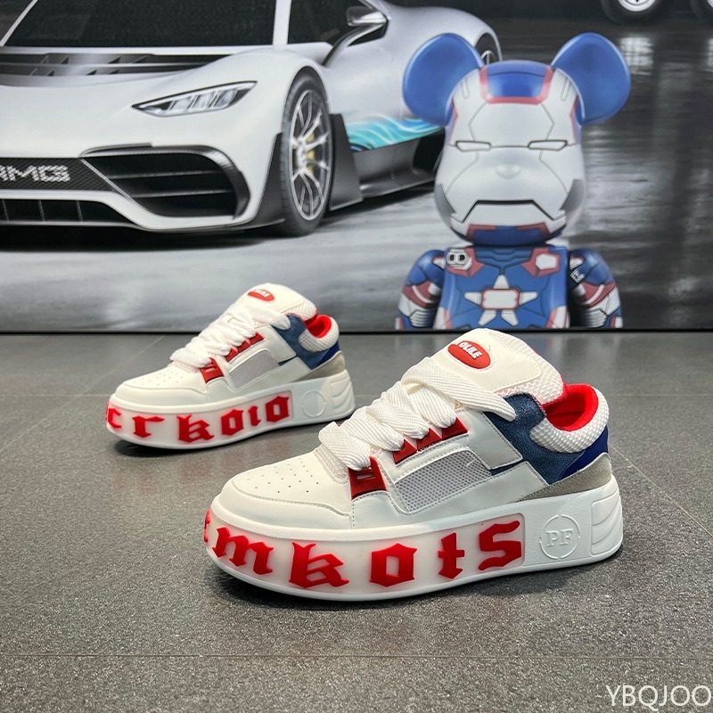 Street Fashion Men 2025 - Modieuze trendy streetstyle glijdende boardschoenen voor