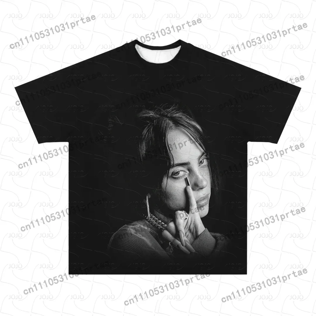 Billie Eilish Retro Patroon T- - Street Fashion Men 2025 recensie en prijs