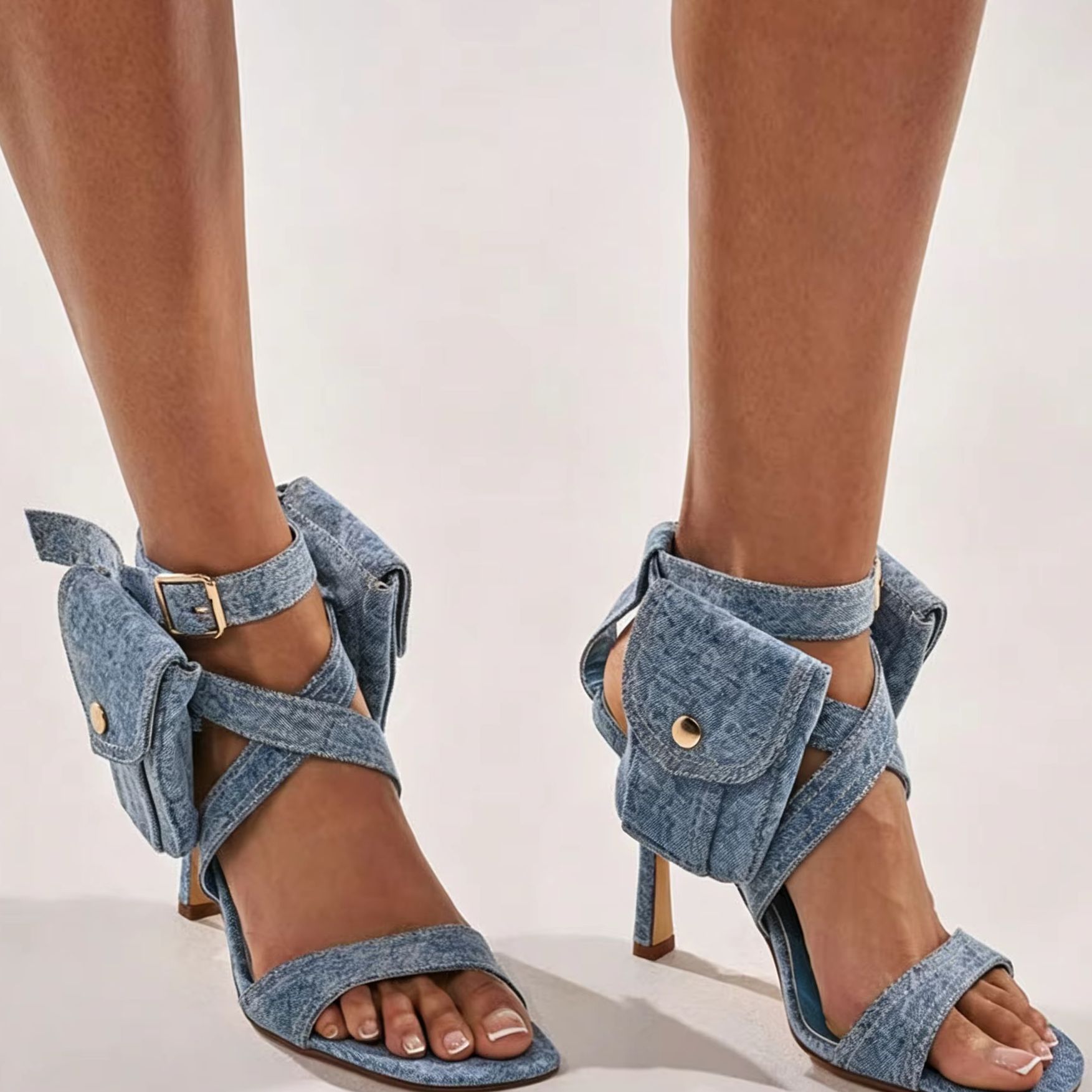 Vrouwen Blauw Denim Zak Enkelb - Street Fashion Y2K recensie en prijs