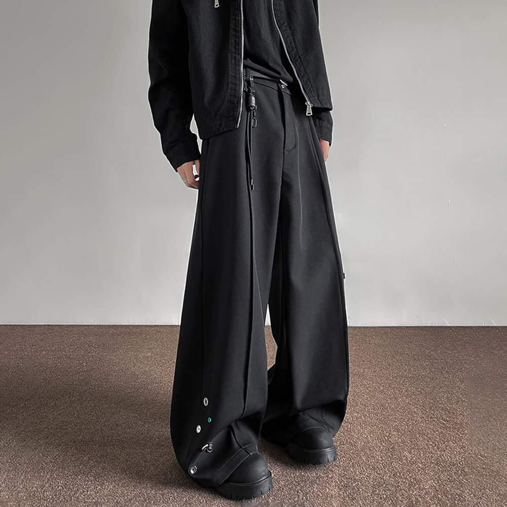 Herenbroeken Knoopdecoratie Du - Street Fashion Men 2025 recensie en prijs