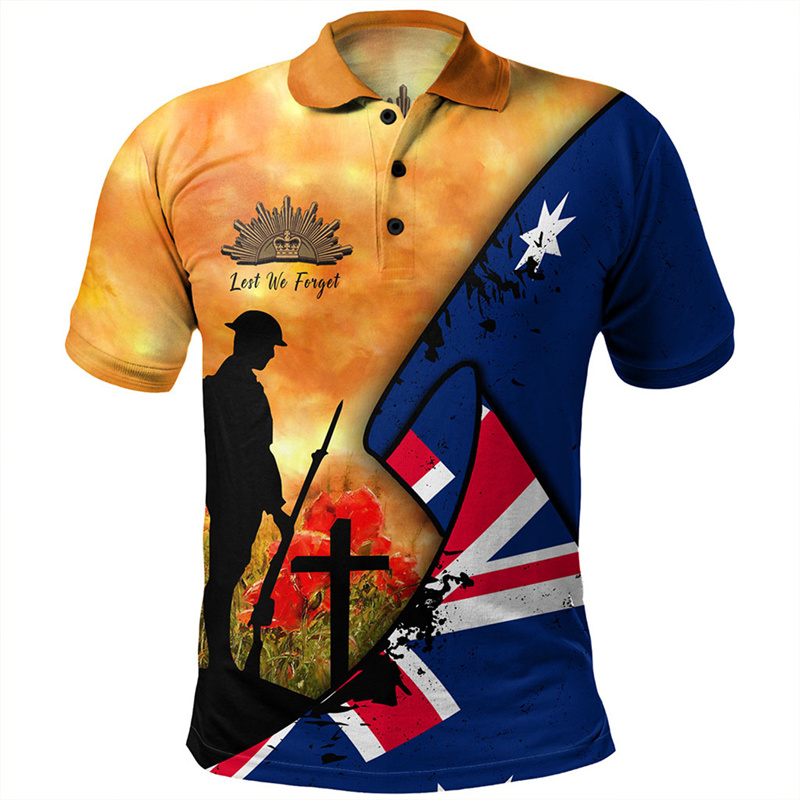 Lest We Vergeet Anzac Dag Polo - Street Fashion Men 2025 recensie en prijs