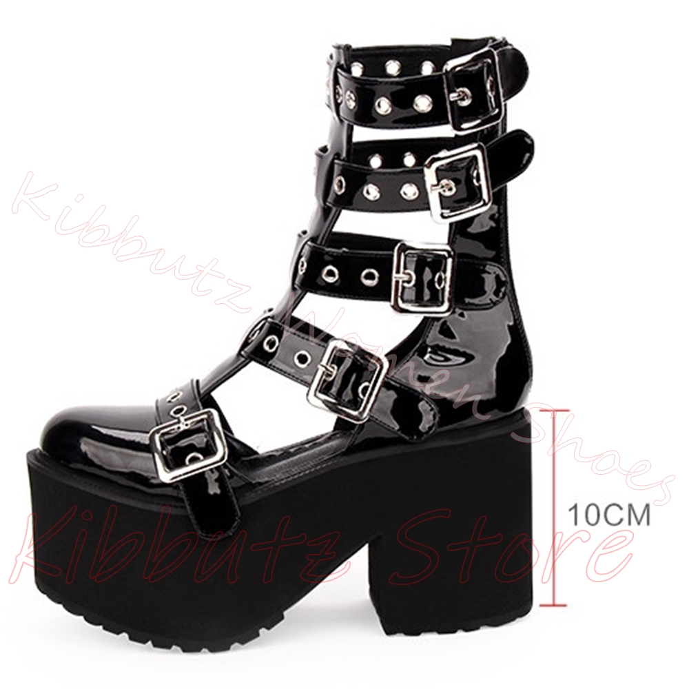 Sandalen met meerdere gespen,  - Street Fashion Y2K recensie en prijs