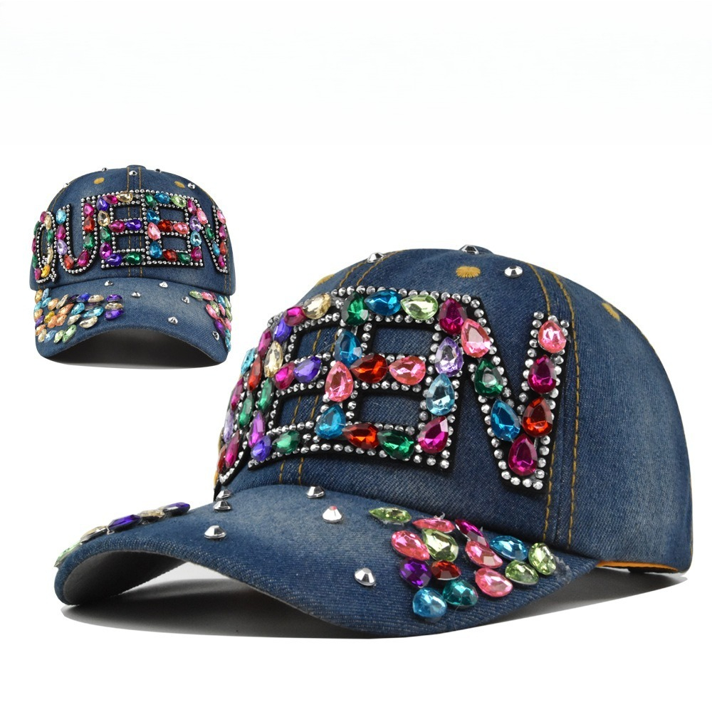 Koningin Strass Denim Baseball - Queen Street Fashion recensie en prijs