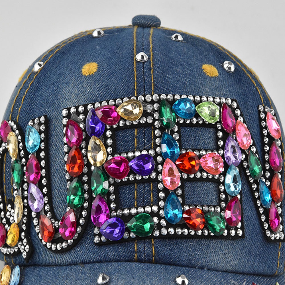 Koningin Strass Denim Baseball - Queen Street Fashion recensie en prijs